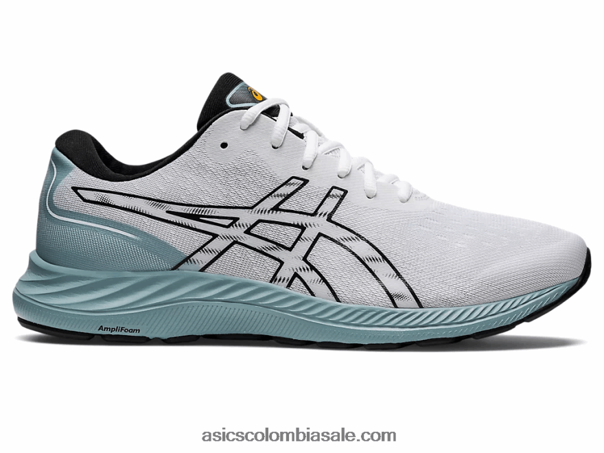 hombres Asics gel-excite 9 blanco negro 20X82N783