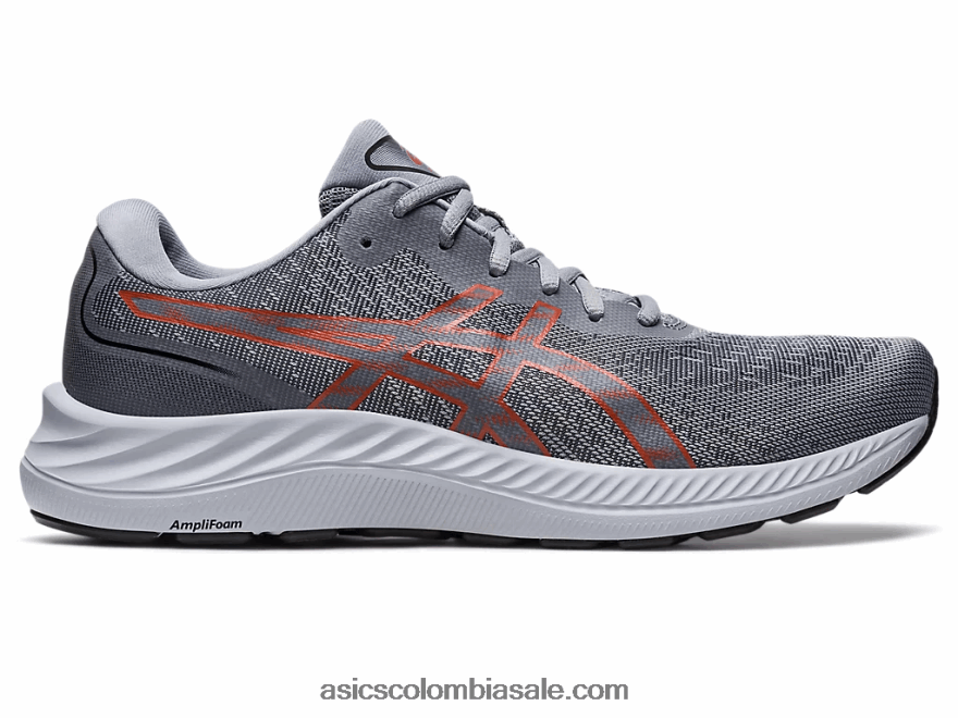 hombres Asics gel-excite 9 extra ancho hoja de roca/latte de especias 20X82N416