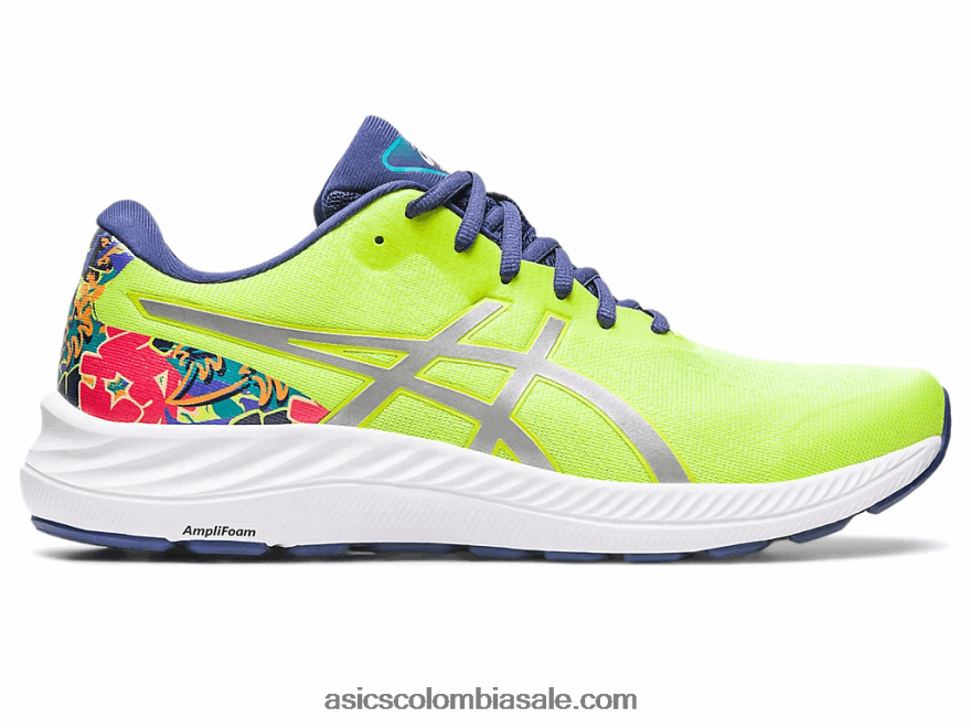 hombres Asics gel-excite 9 lite-show ralladura de lima/espectáculo ligero 20X82N203