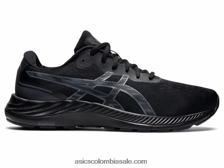 hombres Asics gel-excite 9 negro/gris portador 20X82N1324