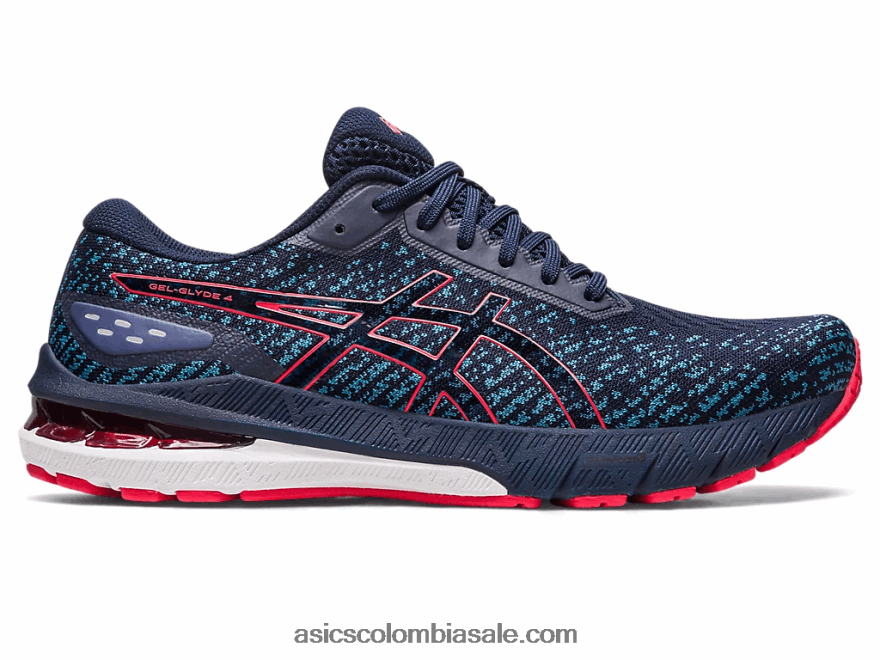 hombres Asics gel-glyde 4 medianoche/rojo eléctrico 20X82N285