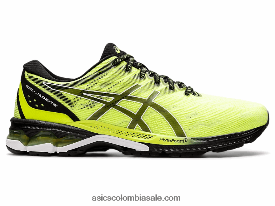 hombres Asics gel-jadeíta seguridad amarillo/blanco 20X82N1730