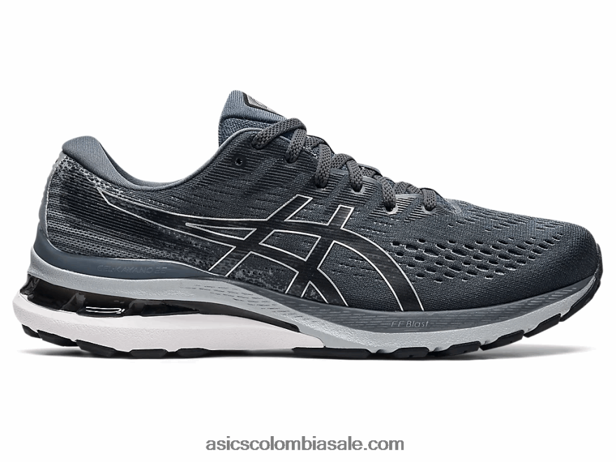 hombres Asics gel-kayano 28 ancho portador gris/negro 20X82N1837