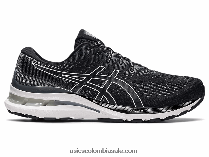 hombres Asics gel-kayano 28 blanco negro 20X82N1879