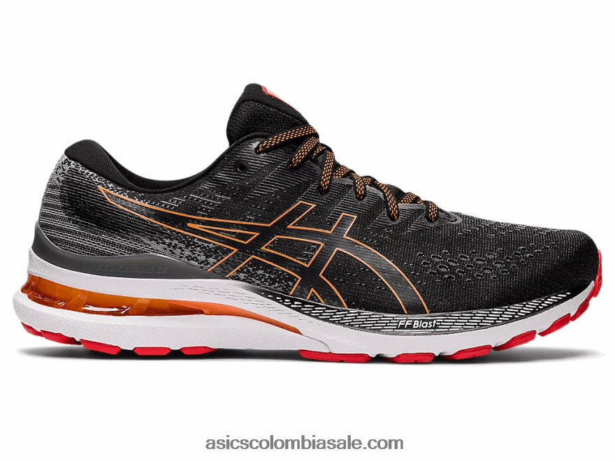 hombres Asics gel-kayano 28 negro/gris arcilla 20X82N1546