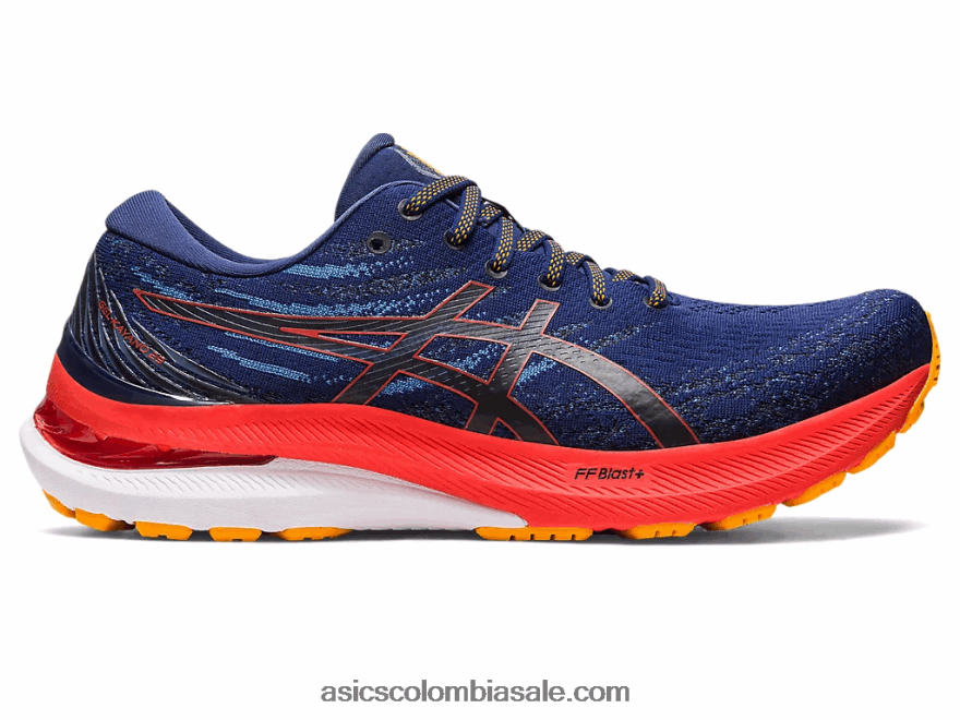 hombres Asics gel-kayano 29 ancho océano profundo/tomate cherry 20X82N1179