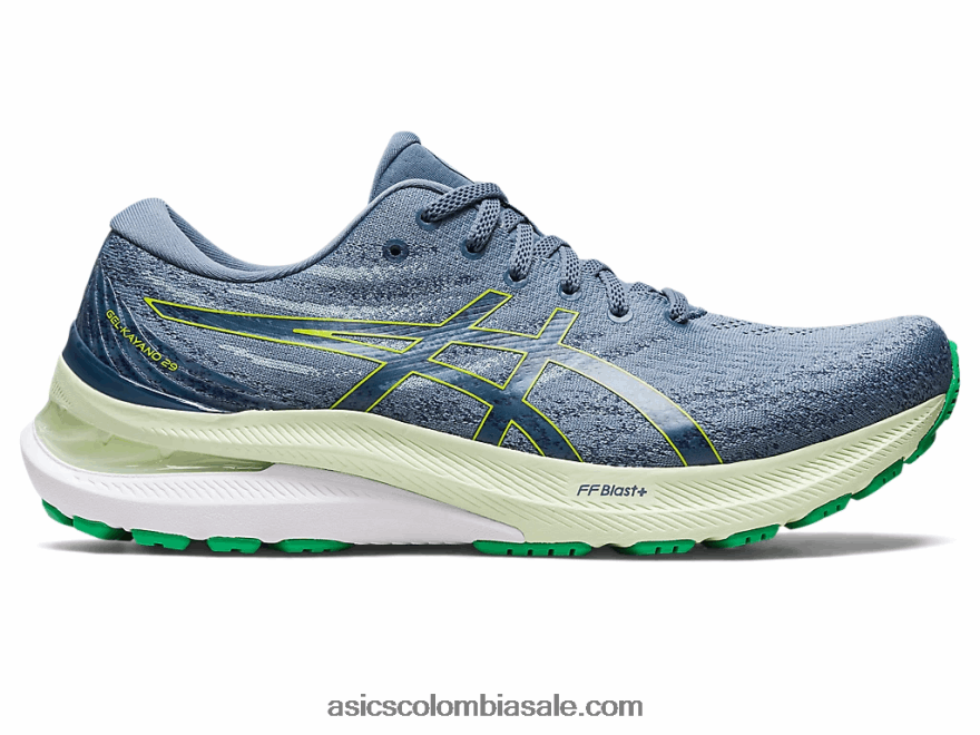 hombres Asics gel-kayano 29 azul acero/ralladura de lima 20X82N380