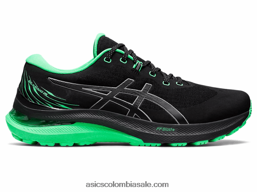 hombres Asics gel-kayano 29 lite-espectáculo negro/hoja nueva 20X82N725