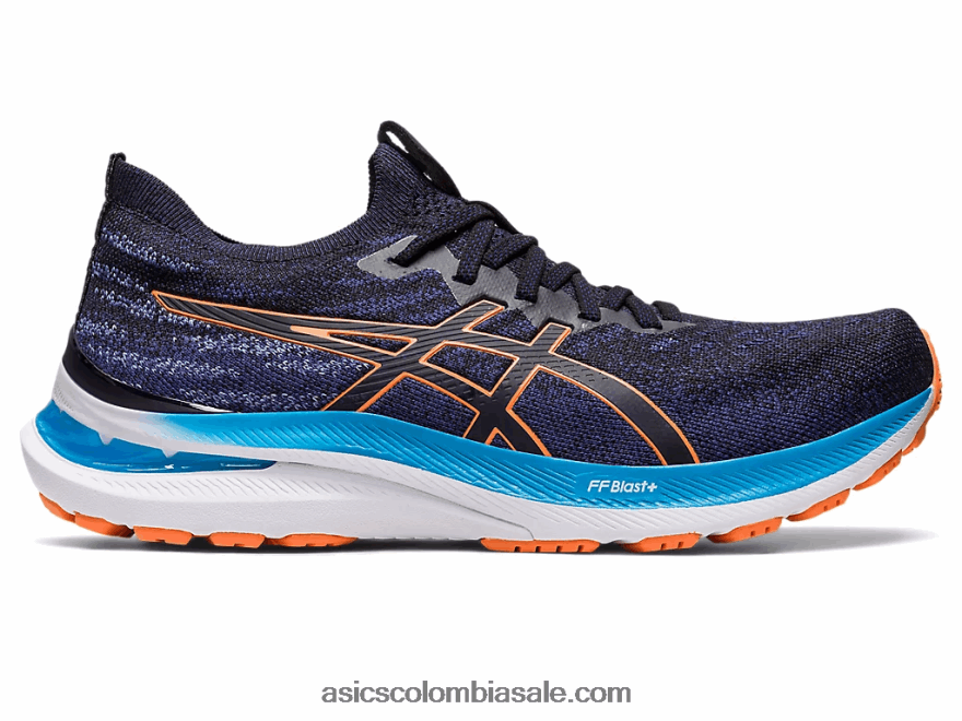 hombres Asics gel-kayano 29 mk azul índigo/melocotón sol 20X82N622