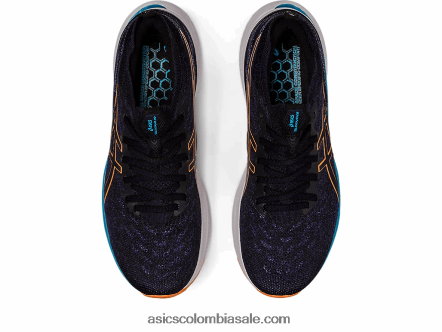 hombres Asics gel-kayano 29 mk azul índigo/melocotón sol 20X82N622