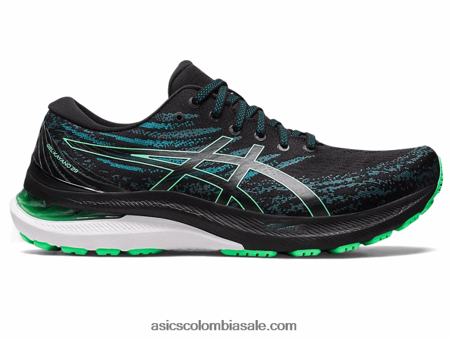 hombres Asics gel-kayano 29 negro/hoja nueva 20X82N982