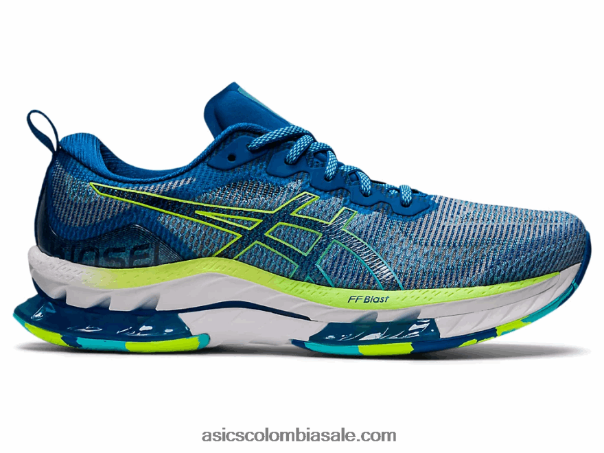 hombres Asics gel-kinsei explosión le unidad de lago/peligro verde 20X82N1537