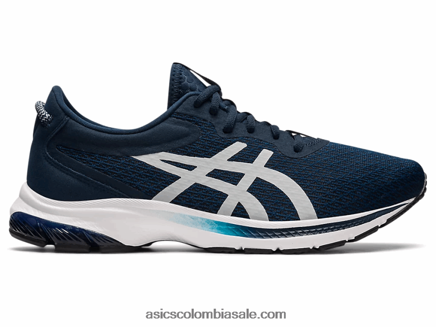 hombres Asics gel-kumo lyte 2 azul francés/gris piedmont 20X82N1801