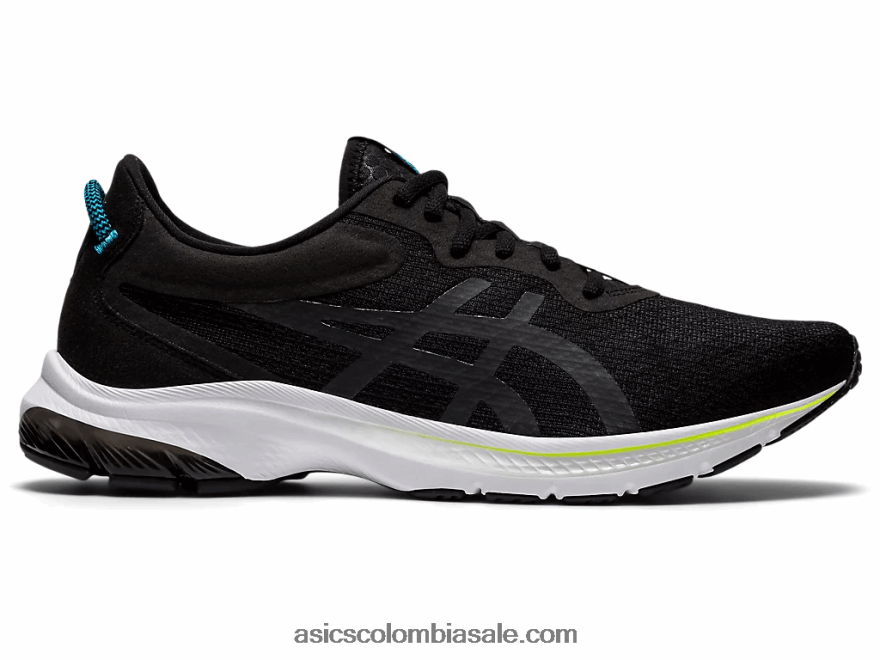 hombres Asics gel-kumo lyte 2 negro/agua digital 20X82N1939