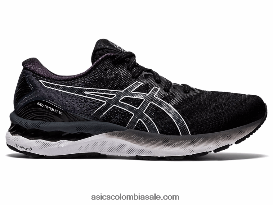 hombres Asics gel-nimbus 23 blanco negro 20X82N2019