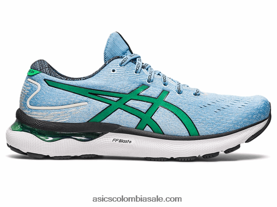 hombres Asics gel-nimbus 24 edición limitada cielo ártico/cilantro 20X82N1014