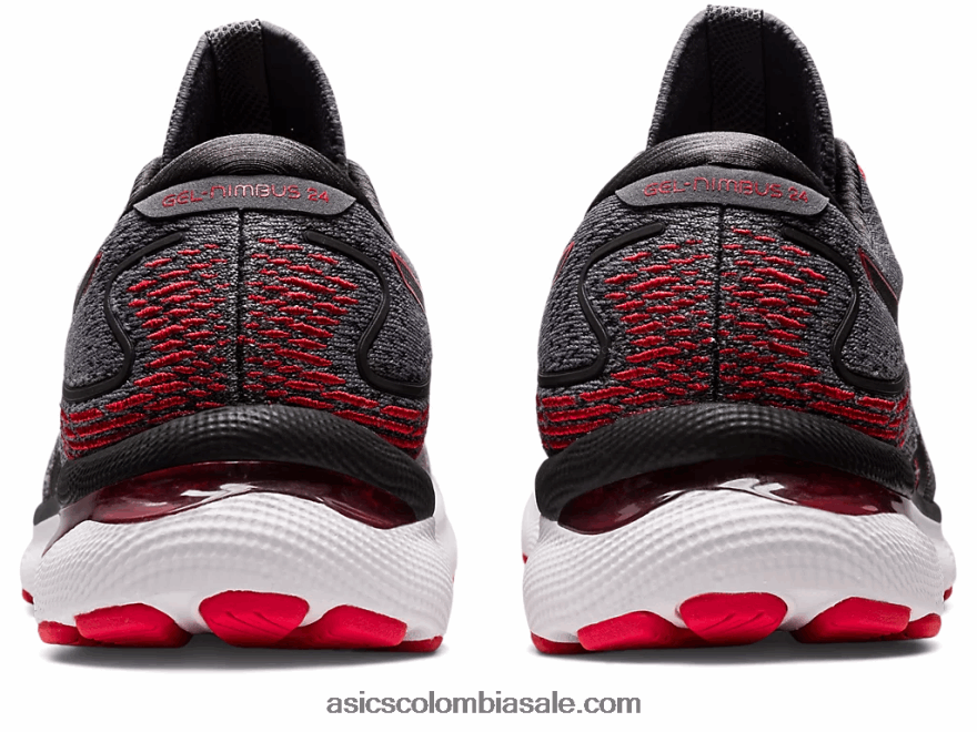 hombres Asics gel-nimbus 24 metrópolis/rojo clásico 20X82N213