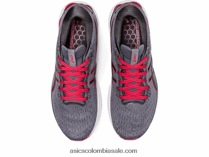 hombres Asics gel-nimbus 24 metrópolis/rojo clásico 20X82N213