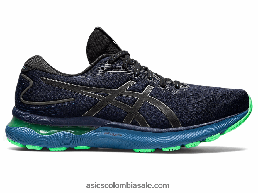 hombres Asics gel-nimbus 24 negro/bronce 20X82N663