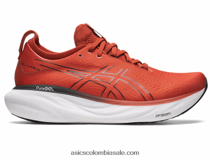 hombres Asics gel-nimbus 25 latte de especias/negro 20X82N337