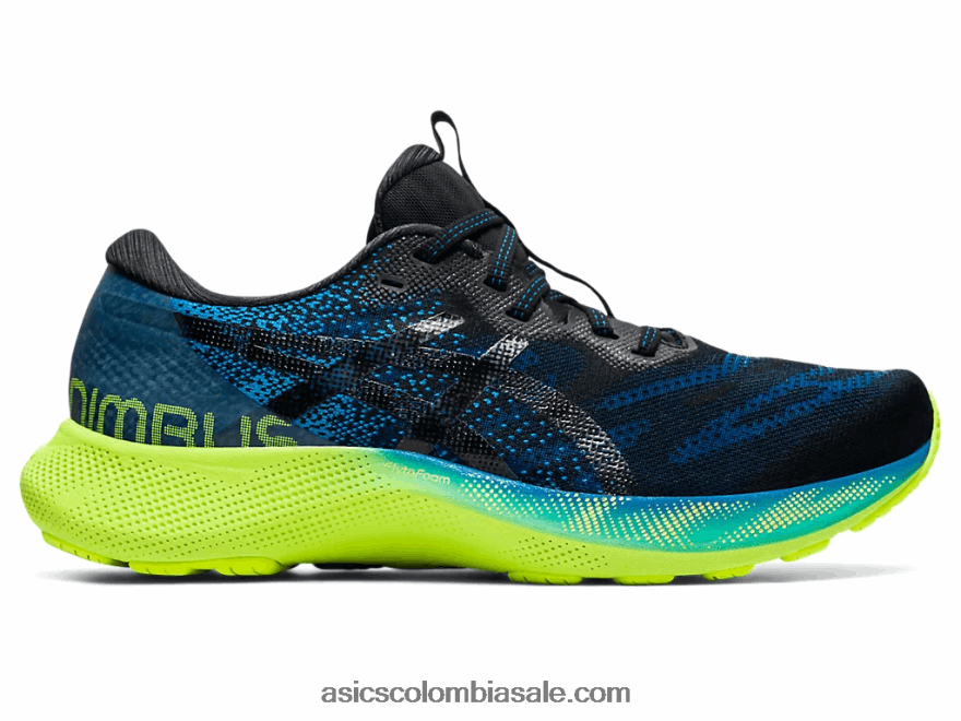hombres Asics gel-nimbus lite 2 azul renacido/negro 20X82N1970