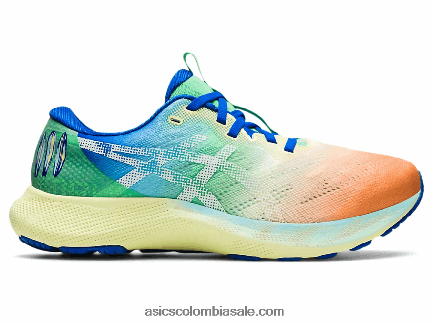hombres Asics gel-nimbus lite 2 lam compañero amarillo/blanco 20X82N1942