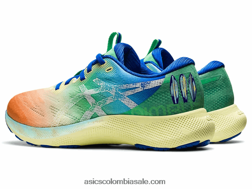 hombres Asics gel-nimbus lite 2 lam compañero amarillo/blanco 20X82N1942