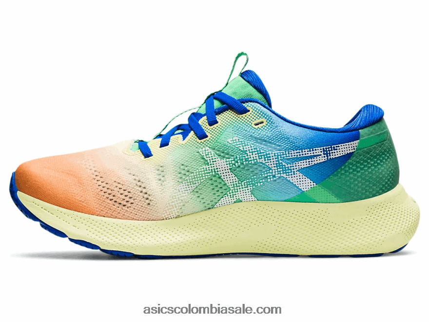 hombres Asics gel-nimbus lite 2 lam compañero amarillo/blanco 20X82N1942