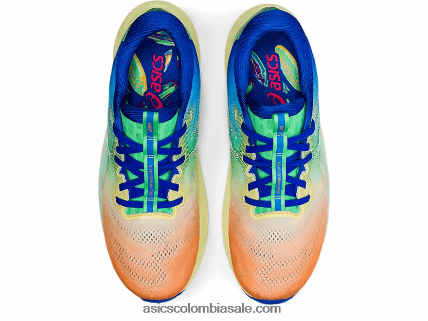 hombres Asics gel-nimbus lite 2 lam compañero amarillo/blanco 20X82N1942
