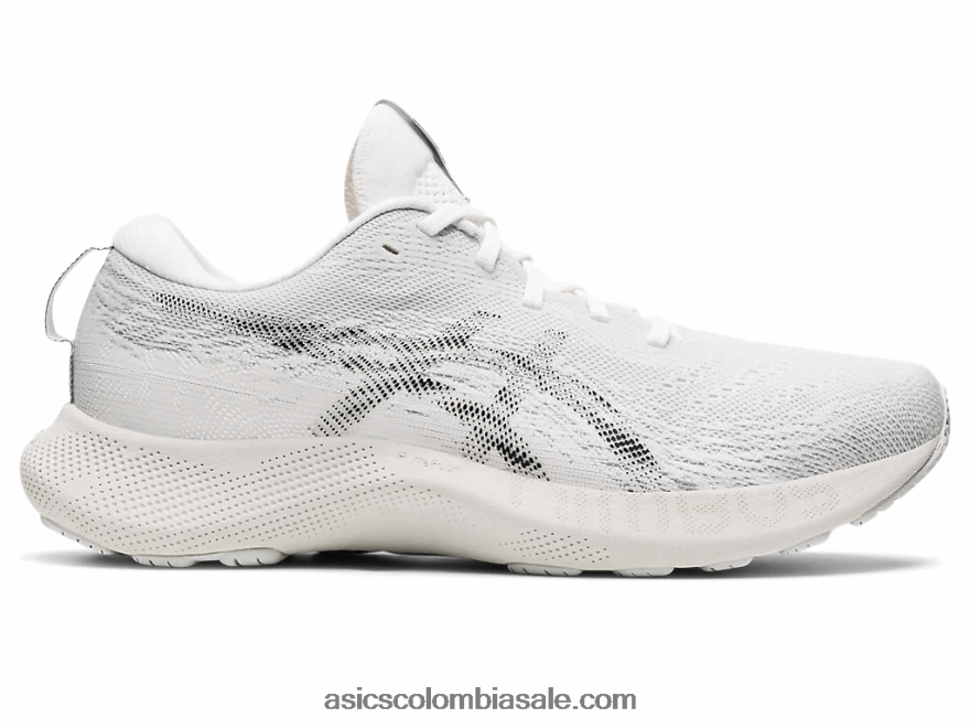 hombres Asics gel-nimbus lite 3 blanco negro 20X82N1570