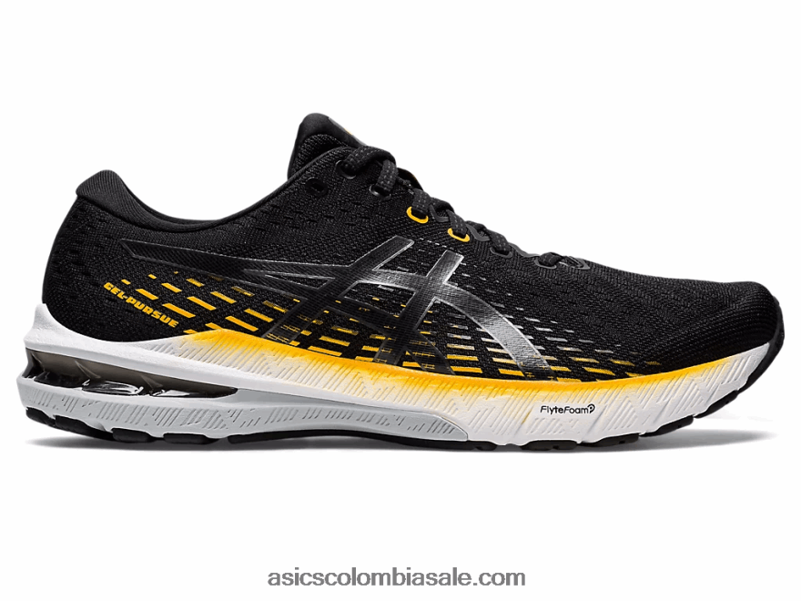 hombres Asics gel-perseguir 8 negro/bronce 20X82N630