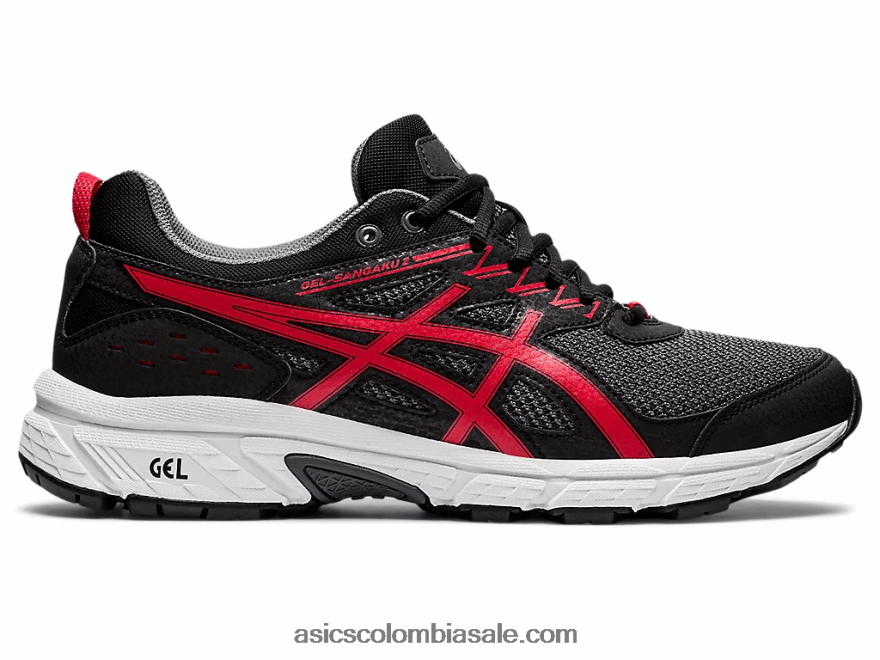 hombres Asics gel-sangaku 2 metrópolis/rojo eléctrico 20X82N592