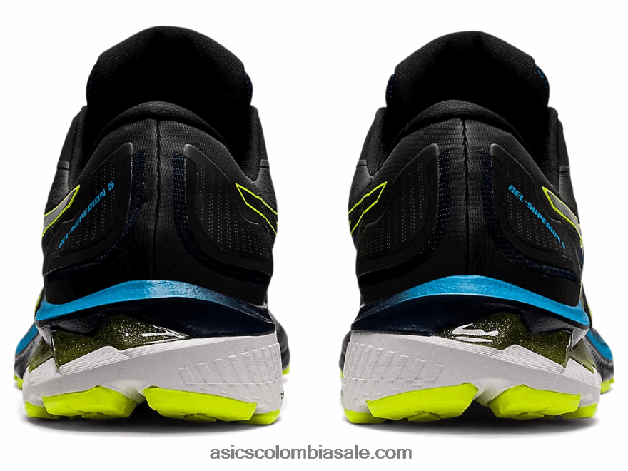 hombres Asics gel-superion 5 azul francés/amarillo de seguridad 20X82N687