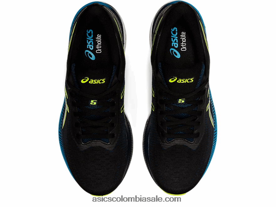 hombres Asics gel-superion 5 azul francés/amarillo de seguridad 20X82N687