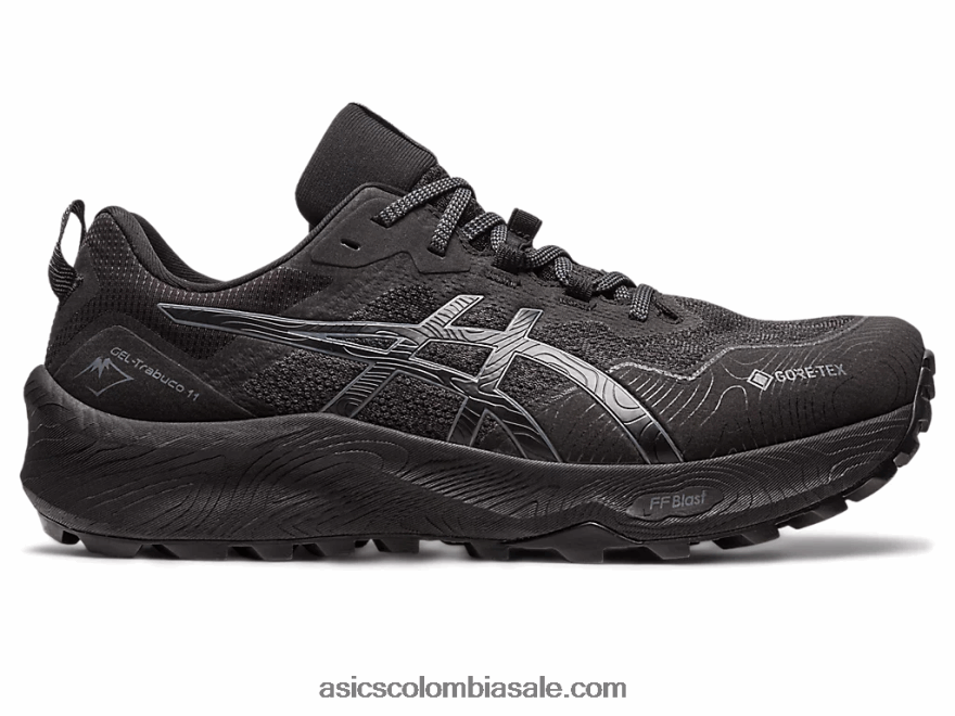 hombres Asics gel-trabuco 11 gtx negro/gris portador 20X82N64