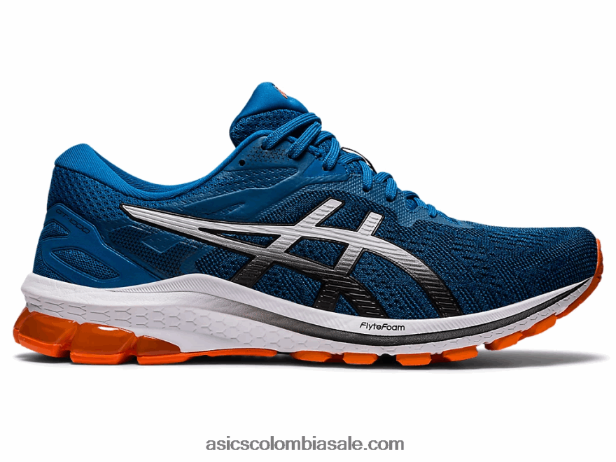 hombres Asics gt-1000 10 azul renacido/negro 20X82N1927