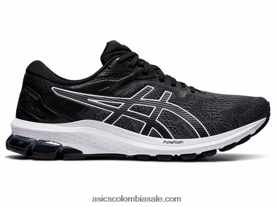 hombres Asics gt-1000 10 blanco negro 20X82N1926