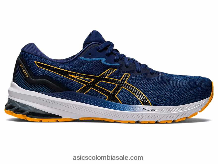 hombres Asics gt-1000 11 azul celeste/negro 20X82N933