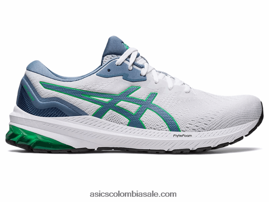 hombres Asics gt-1000 11 blanco/azul acero 20X82N606