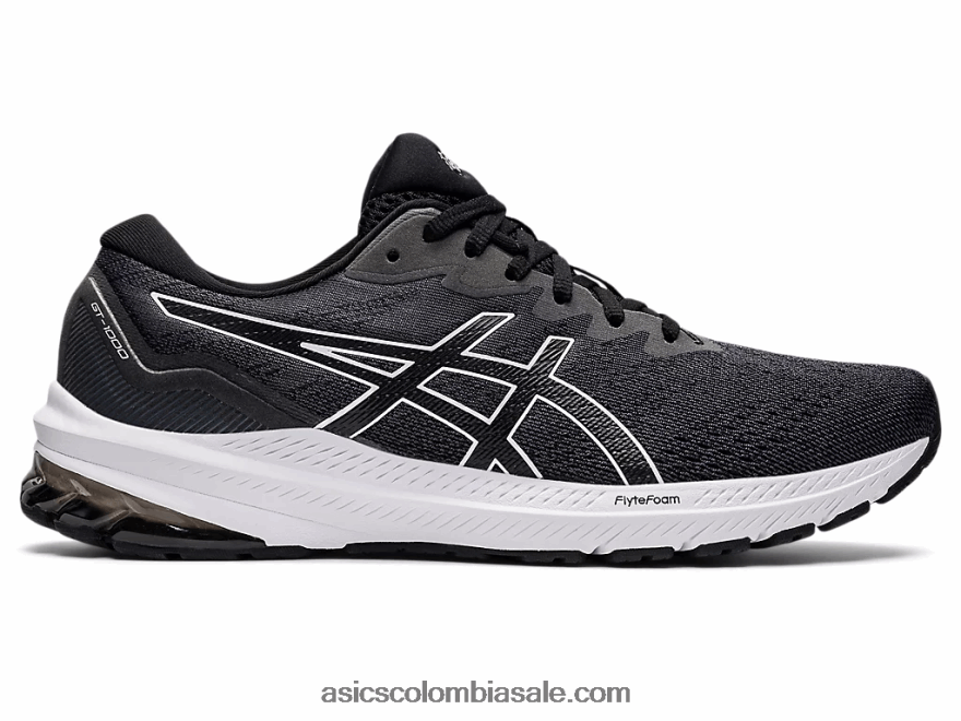 hombres Asics gt-1000 11 blanco negro 20X82N1277
