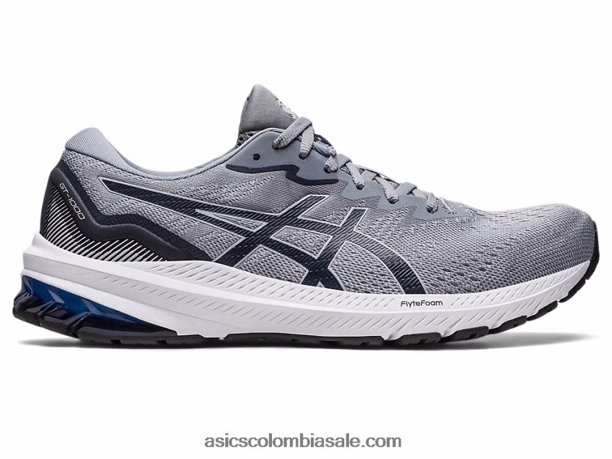 hombres Asics gt-1000 11 gris piedmont/medianoche 20X82N369
