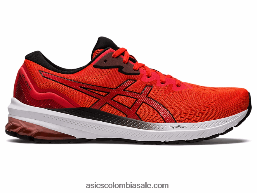 hombres Asics gt-1000 11 habanero/negro 20X82N955