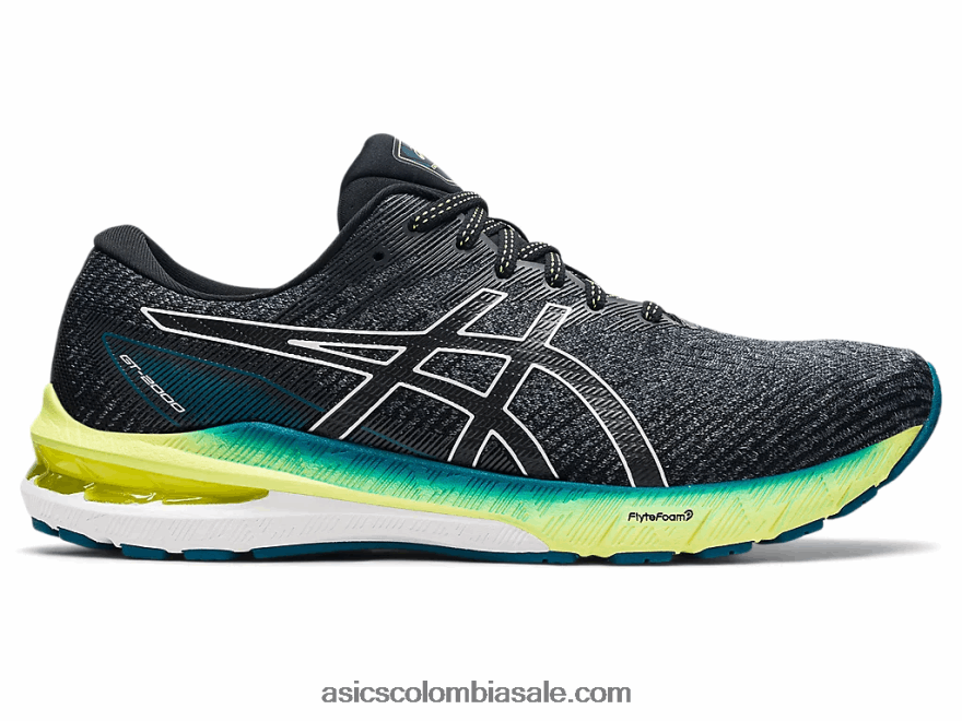 hombres Asics gt-2000 10 de ancho metrópolis/gris grafito 20X82N1689