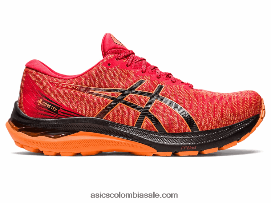 hombres Asics gt-2000 11 gtx rojo eléctrico/negro 20X82N685