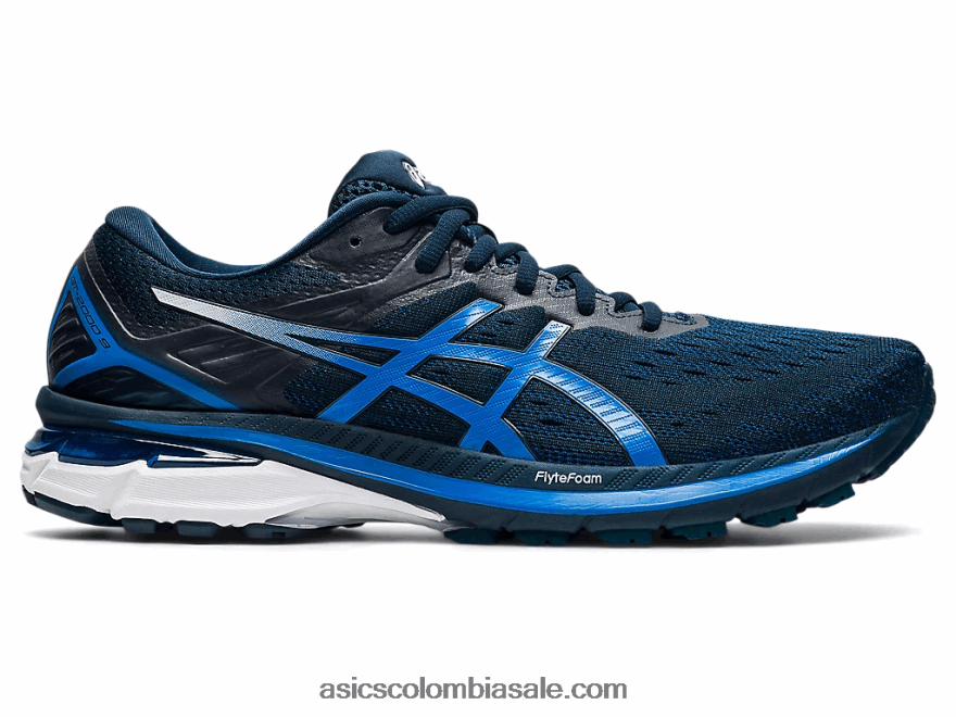 hombres Asics gt-2000 9 azul francés/azul eléctrico 20X82N1764