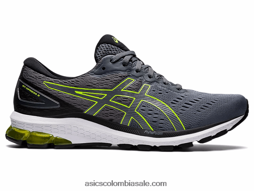 hombres Asics gt-xpress 2 metrópolis/amarillo de seguridad 20X82N626
