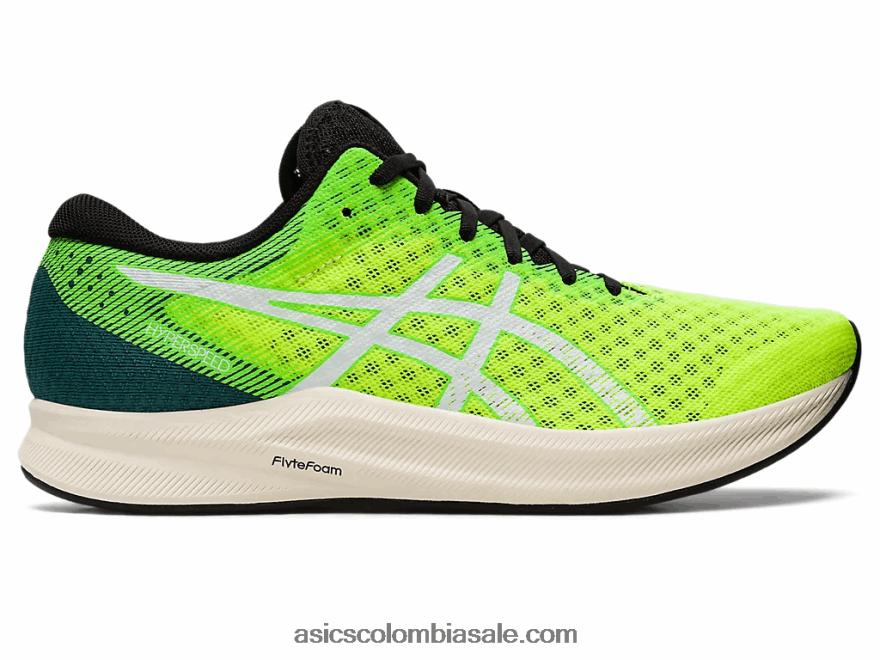 hombres Asics hipervelocidad 2 seguridad amarillo/blanco 20X82N695
