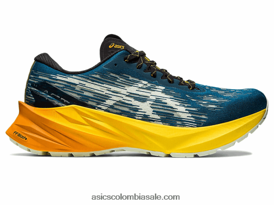 hombres Asics novablast 3tr baño natural/amarillo dorado 20X82N421