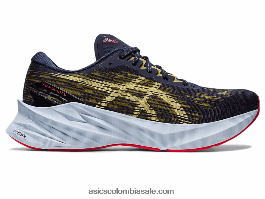 hombres Asics novablasto 3 medianoche/aceite de oliva 20X82N388
