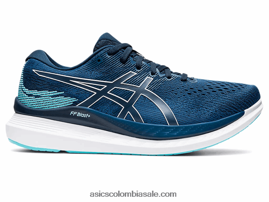 hombres Asics paseo en planeador 3 azul mako/azul francés 20X82N1201